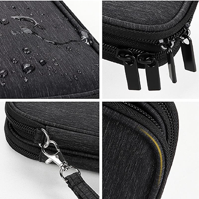 DUO Layer Travel iPad 10.8" Multi Gadget Pouch 07